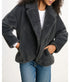 Carolyn Faux Fur Jacket - Slate